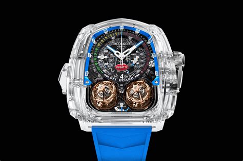 The Jacob & Co. Twin Turbo Furious Sapphire Crystal 